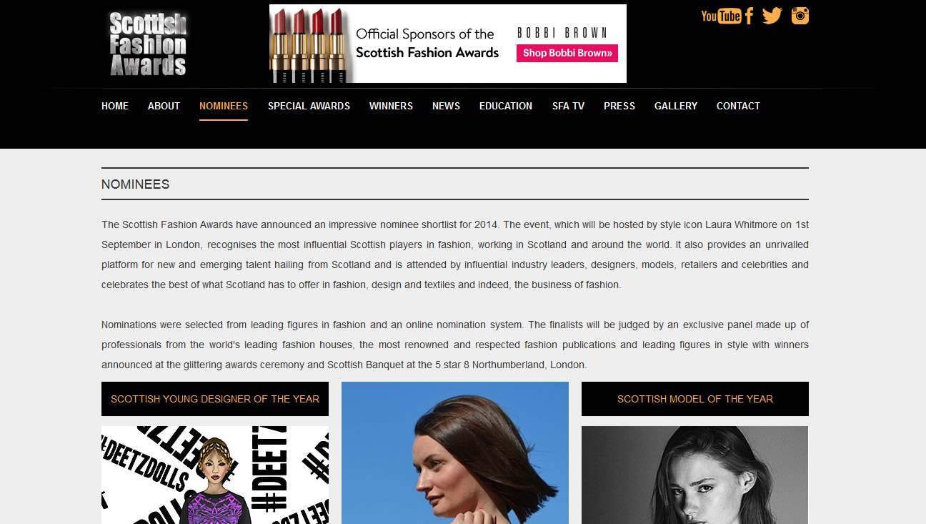 Scottish Fashion Awards 2014